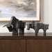 Regal Bull Sculptures Set/2 Dark Bronze-Home Accents-Uttermost-Lighting Design Store