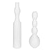 Forma Vases, Set/2 White Ceramic-Home Accents-Uttermost-Lighting Design Store