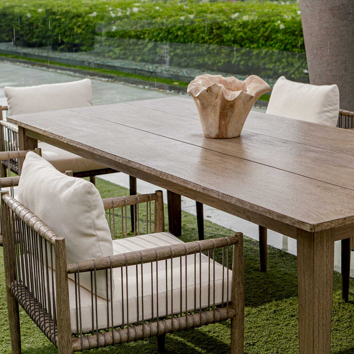 Teak Flow Bowl Natural Teak Wood-Home Accents-Uttermost-Lighting Design Store