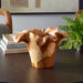 Teak Flow Bowl Natural Teak Wood-Home Accents-Uttermost-Lighting Design Store