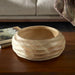 Waveform Bowl Bleached Suar Wood-Home Accents-Uttermost-Lighting Design Store