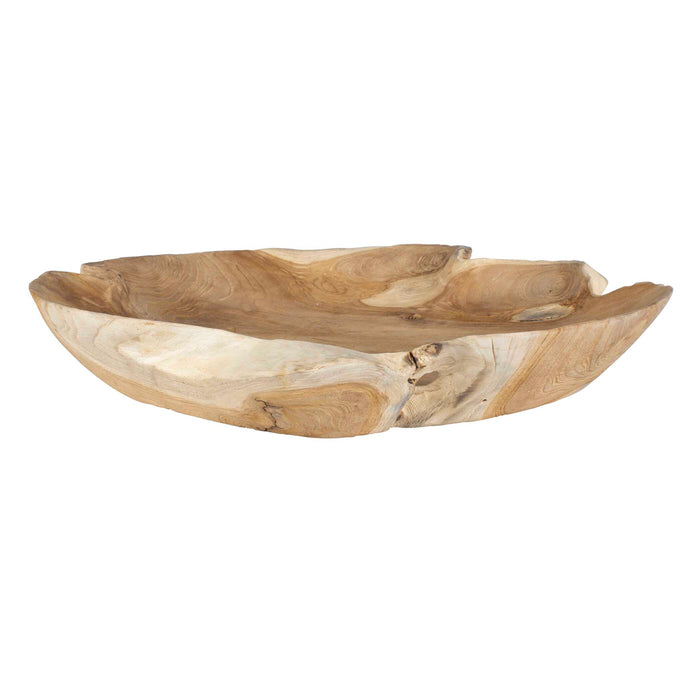 Organic Embrace Bowl Teak Wood-Home Accents-Uttermost-Lighting Design Store