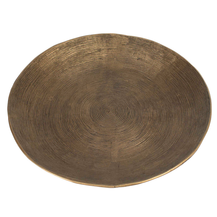 Stratum Bowl Antique Brass-Home Accents-Uttermost-Lighting Design Store