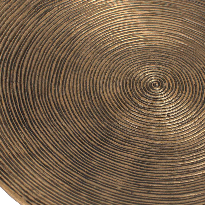 Stratum Bowl Antique Brass-Home Accents-Uttermost-Lighting Design Store