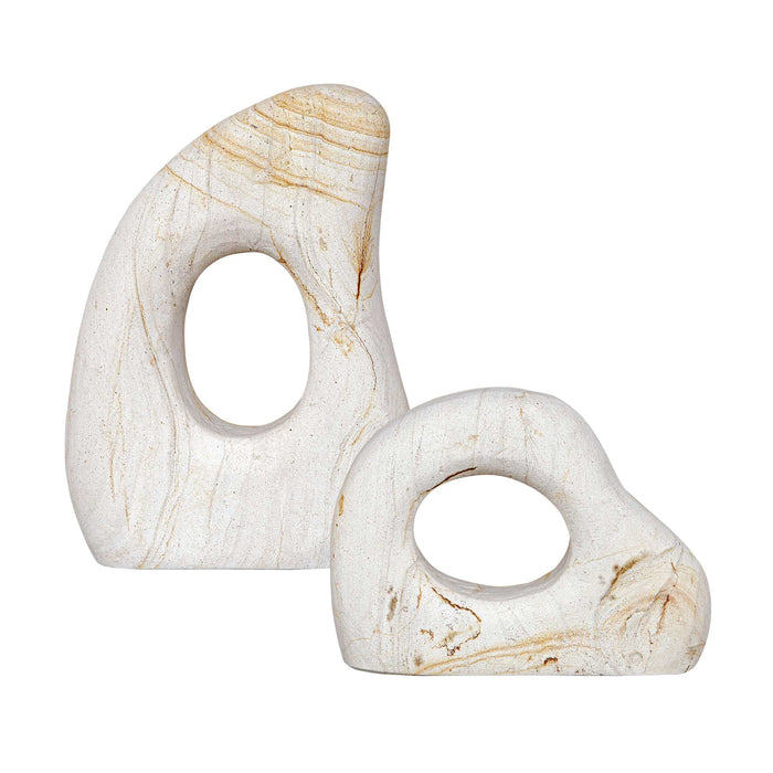 Stone Flow Sculpture Natural Grain-Home Accents-Uttermost-Lighting Design Store