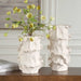 Ripple Crest Vases Set/2 White-Home Accents-Uttermost-Lighting Design Store