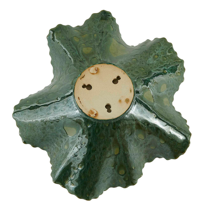 Verdant Bloom Bowl Glossy Emerald Glaze-Home Accents-Uttermost-Lighting Design Store