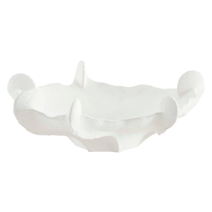Coral Mirage Bowl Matte White-Home Accents-Uttermost-Lighting Design Store