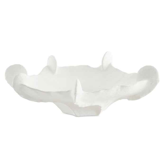 Coral Mirage Bowl Matte White-Home Accents-Uttermost-Lighting Design Store
