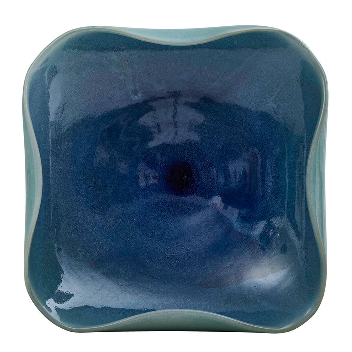 Blue Lagoon Bowl Blue-green-Home Accents-Uttermost-Lighting Design Store