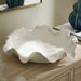 Wave Crest Bowl White Ceramic-Home Accents-Uttermost-Lighting Design Store