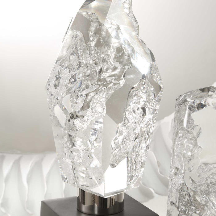 Crystal Peak Sculpture Black-Home Accents-Uttermost-Lighting Design Store