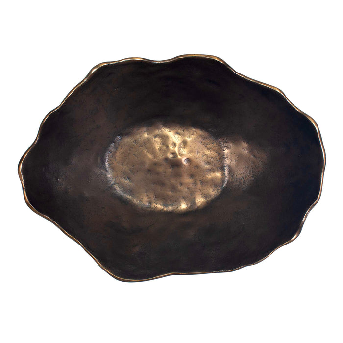 Obscura Bowl Golden Dark Bronze-Home Accents-Uttermost-Lighting Design Store