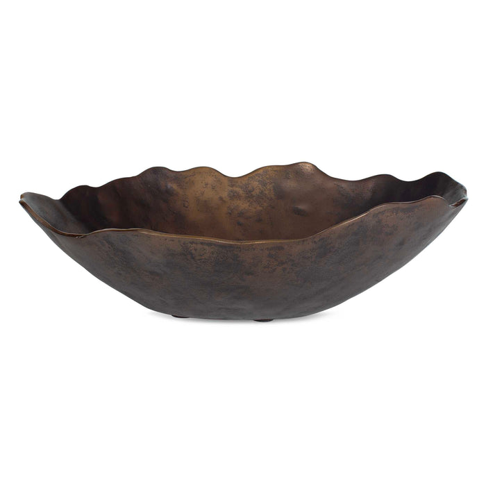 Obscura Bowl Golden Dark Bronze-Home Accents-Uttermost-Lighting Design Store