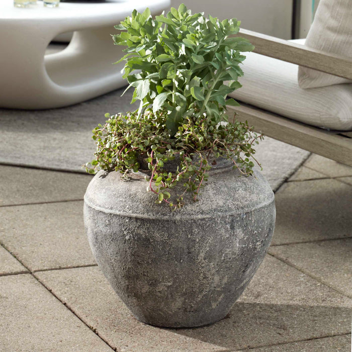Echoes Of Time Planter Rustic Whitewash-Home Accents-Uttermost-Lighting Design Store