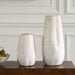 Echo Ridge Vases Set/2 Neutral Tones Of White And Caramel-Home Accents-Uttermost-Lighting Design Store