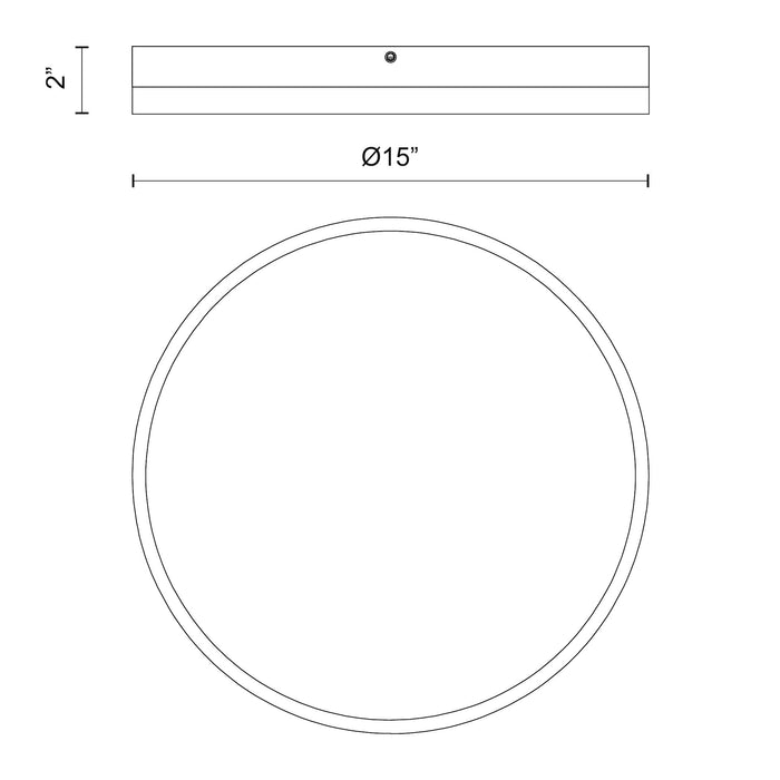 Adelaide LED Flush Mount-Alora-Lighting Design Store