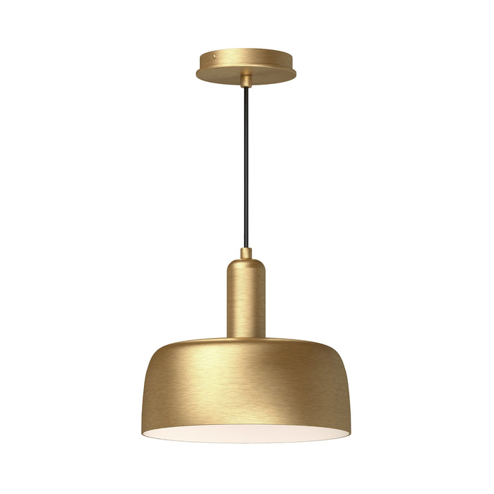 Adriano One Light Pendant Brushed Gold-Pendants-Alora-Lighting Design Store