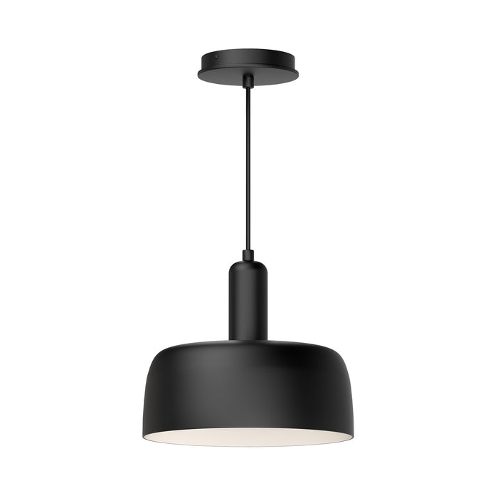 Adriano One Light Pendant Matte Black-Pendants-Alora-Lighting Design Store