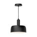 Adriano One Light Pendant Matte Black-Pendants-Alora-Lighting Design Store