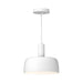 Adriano One Light Pendant White-Pendants-Alora-Lighting Design Store