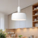 Adriano One Light Pendant White-Pendants-Alora-Lighting Design Store