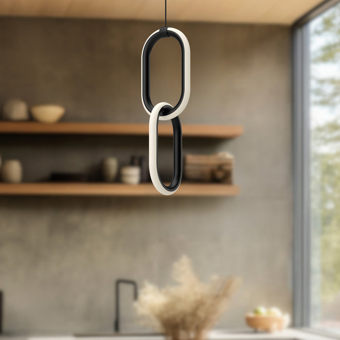 Airen LED Pendant Black-Mini Pendants-Kuzco Lighting-Lighting Design Store