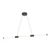 Akari LED Linear Pendant Black-Linear/Island-Kuzco Lighting-Lighting Design Store