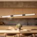 Akari LED Linear Pendant Black-Linear/Island-Kuzco Lighting-Lighting Design Store