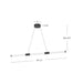 Akari LED Linear Pendant Black-Linear/Island-Kuzco Lighting-Lighting Design Store