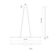 Akari LED Linear Pendant Black-Linear/Island-Kuzco Lighting-Lighting Design Store