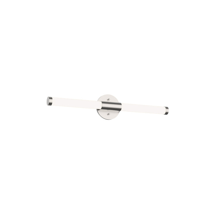 Akari LED Bathroom Fixture Brushed Nickel-Bathroom Fixtures-Kuzco Lighting-Lighting Design Store