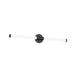 Akari LED Bathroom Fixture Black-Bathroom Fixtures-Kuzco Lighting-Lighting Design Store