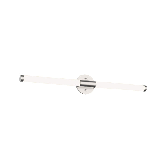 Akari LED Bathroom Fixture Brushed Nickel-Bathroom Fixtures-Kuzco Lighting-Lighting Design Store