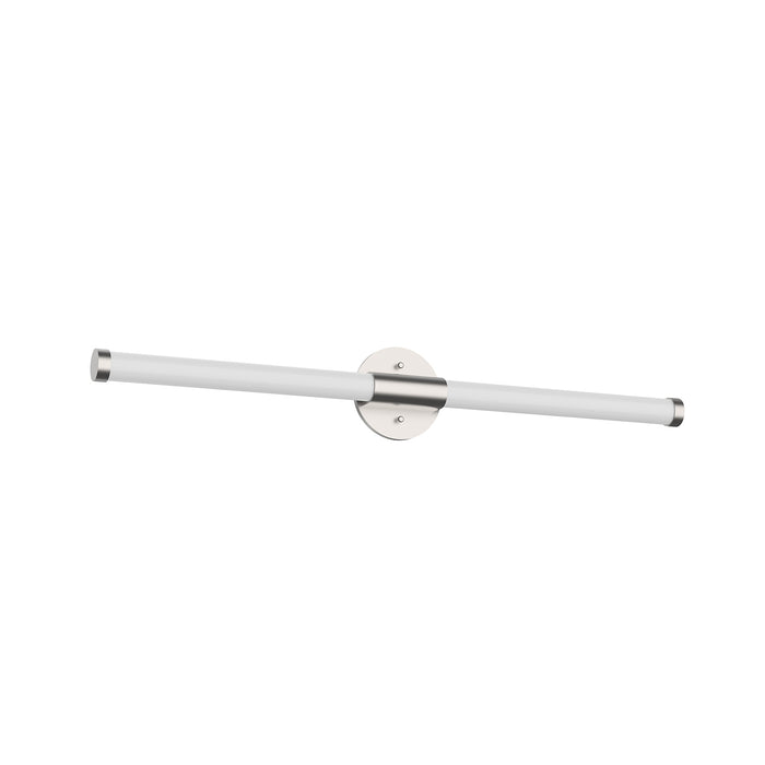 Akari LED Bathroom Fixture Brushed Nickel-Bathroom Fixtures-Kuzco Lighting-Lighting Design Store