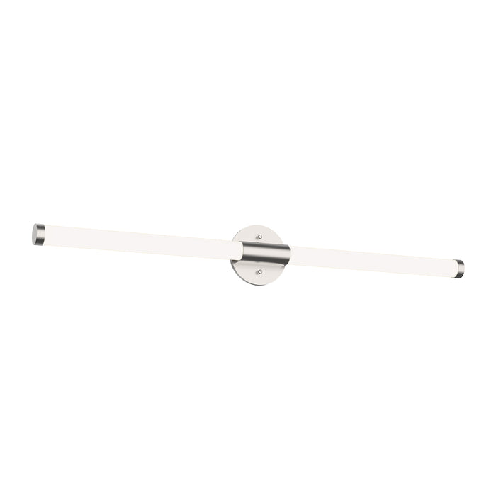 Akari LED Bathroom Fixture Brushed Nickel-Bathroom Fixtures-Kuzco Lighting-Lighting Design Store
