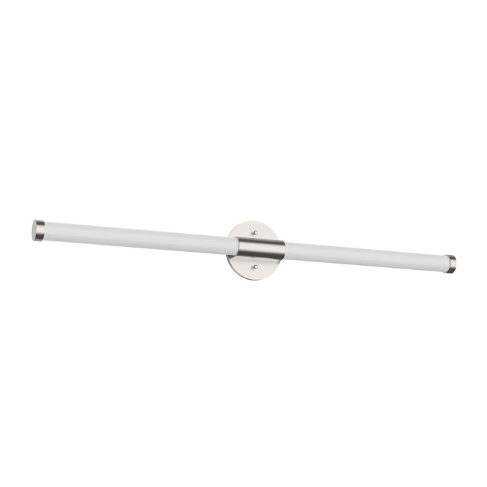 Akari LED Bathroom Fixture Brushed Nickel-Bathroom Fixtures-Kuzco Lighting-Lighting Design Store