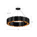 Akira 12 Light Chandelier Black/Gold-Large Chandeliers-Kuzco Lighting-Lighting Design Store