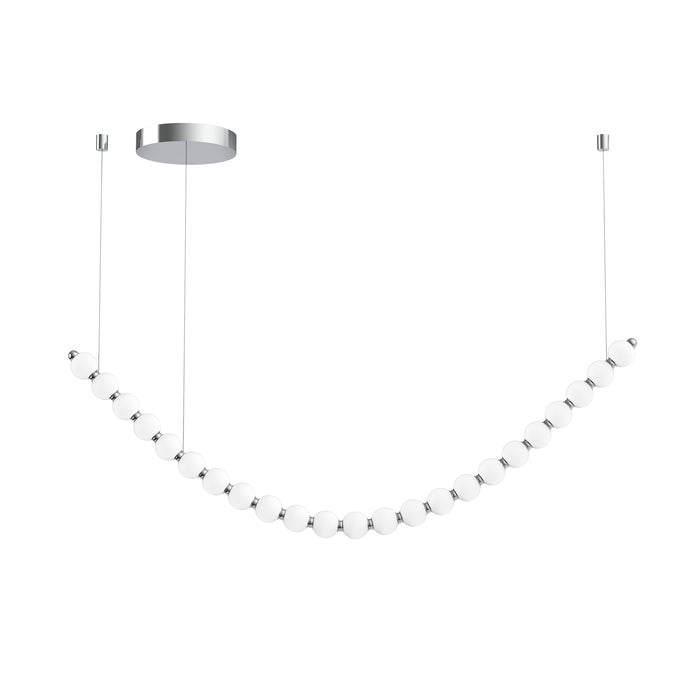 Akoya LED Chandelier Chrome-Linear/Island-Alora-Lighting Design Store