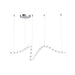 Akoya LED Chandelier Chrome-Linear/Island-Alora-Lighting Design Store