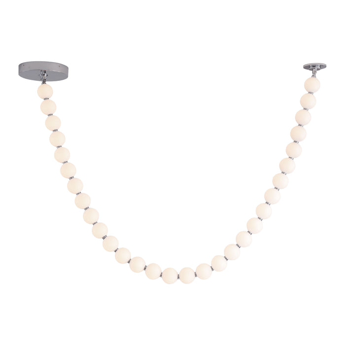 Akoya LED Pendant Chrome-Large Chandeliers-Alora-Lighting Design Store