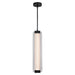 Alai LED Pendant Urban Bronze/Ribbed Glass-Pendants-Alora-Lighting Design Store