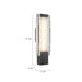 Alai LED Wall Vanity Urban Bronze/Ribbed Glass-Bathroom Fixtures-Alora-Lighting Design Store