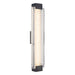 Alai LED Wall Vanity Urban Bronze/Ribbed Glass-Bathroom Fixtures-Alora-Lighting Design Store