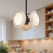 Alonso LED Pendant Urban Bronze/Alabaster-Mini Chandeliers-Alora-Lighting Design Store