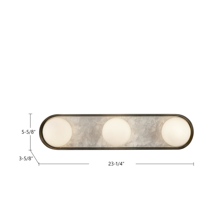 Alonso LED Vanity Urban Bronze-Bathroom Fixtures-Alora-Lighting Design Store