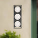 Amelia Three Light Outdoor Wall Lantern Black-Exterior-Alora-Lighting Design Store