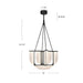 Anders LED Chandelier Vintage Brass-Mid. Chandeliers-Alora-Lighting Design Store
