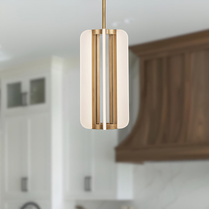 Anders LED Pendant Vintage Brass-Mini Pendants-Alora-Lighting Design Store