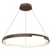 Anello Minor LED Pendant Walnut-Pendants-Kuzco Lighting-Lighting Design Store